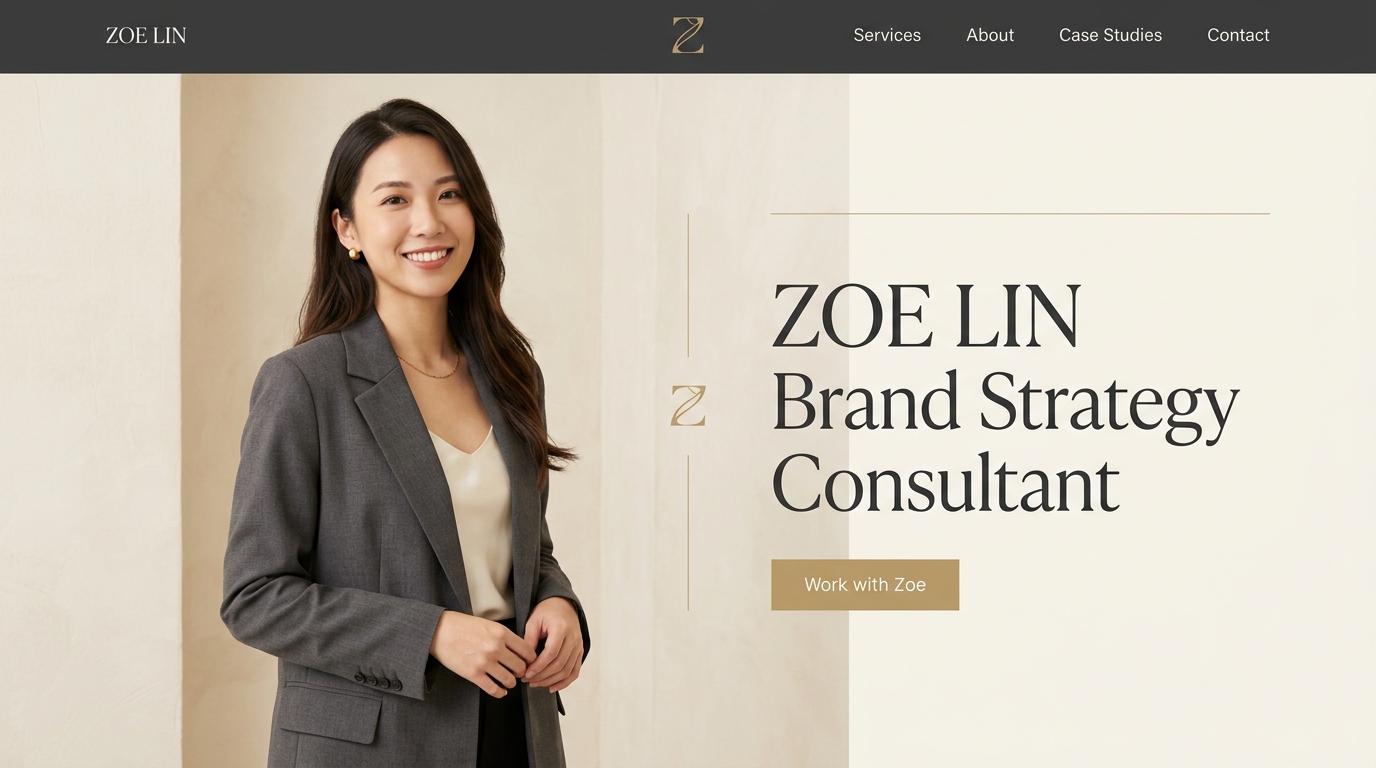 林若彤 Zoe Lin 品牌顧問形象照
